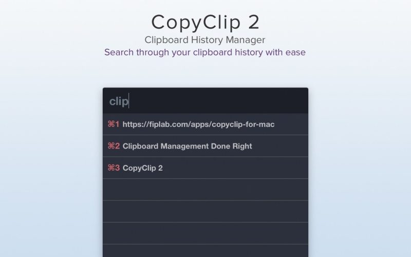 CopyClip 2 screenshot