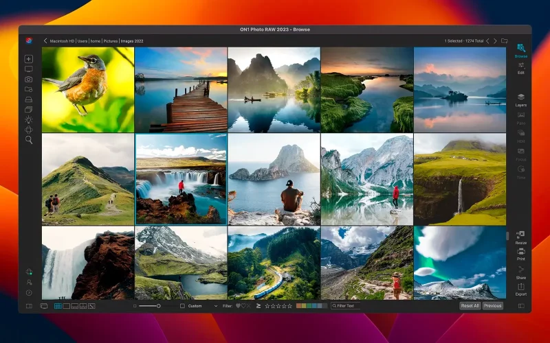 ON1 Photo RAW MAX screenshot