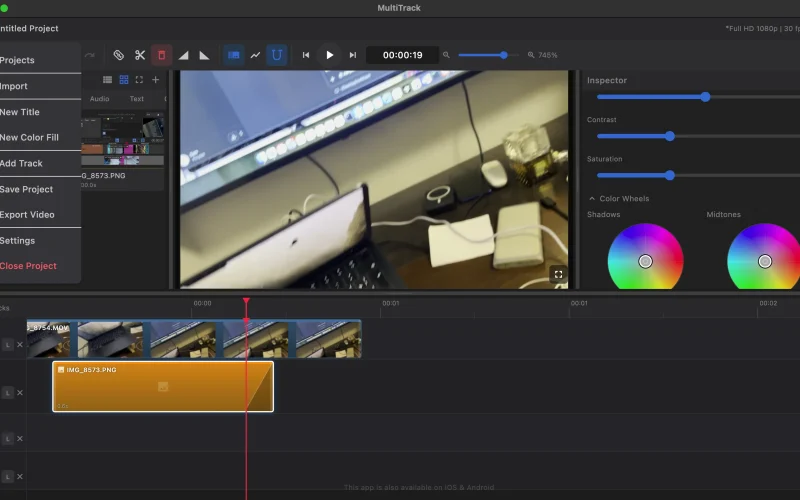 MultiTrack screenshot
