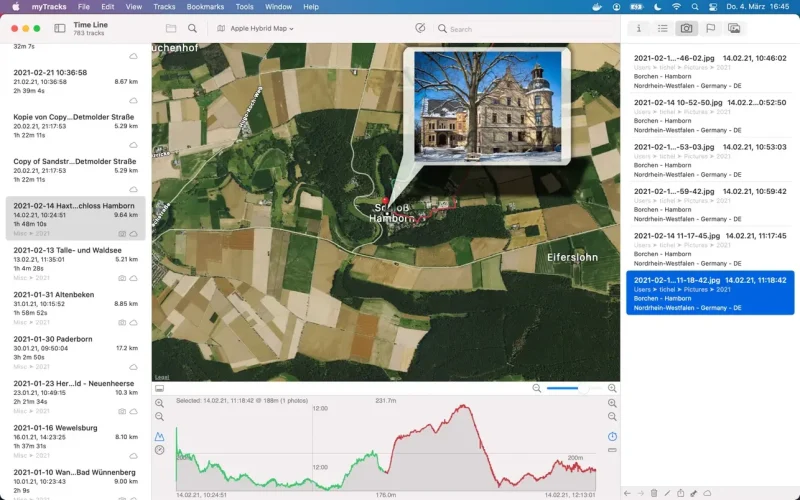 myTracks screenshot