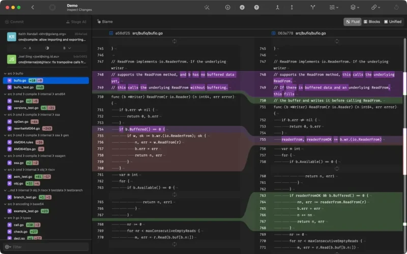 Gitfox screenshot