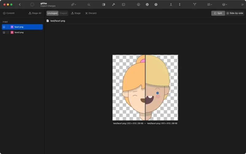 Gitfox screenshot