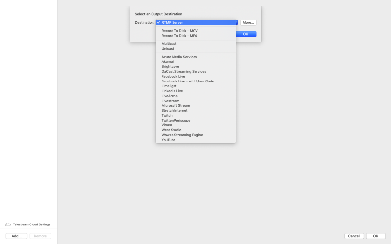 Wirecast Pro screenshot