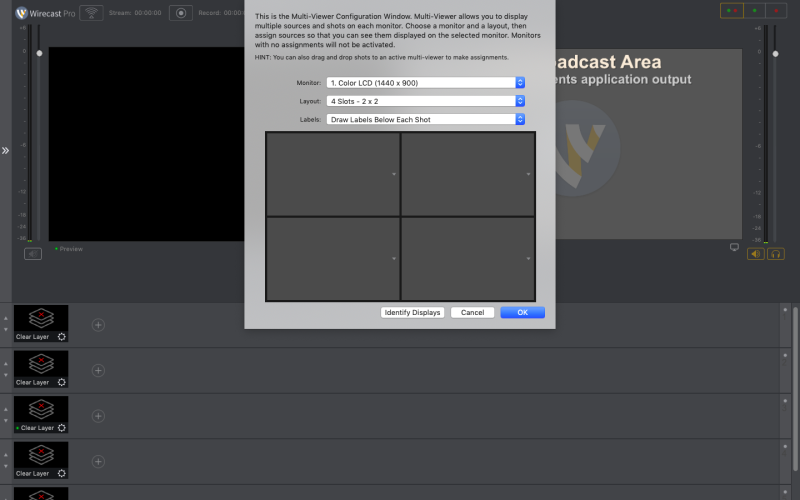 Wirecast Pro screenshot