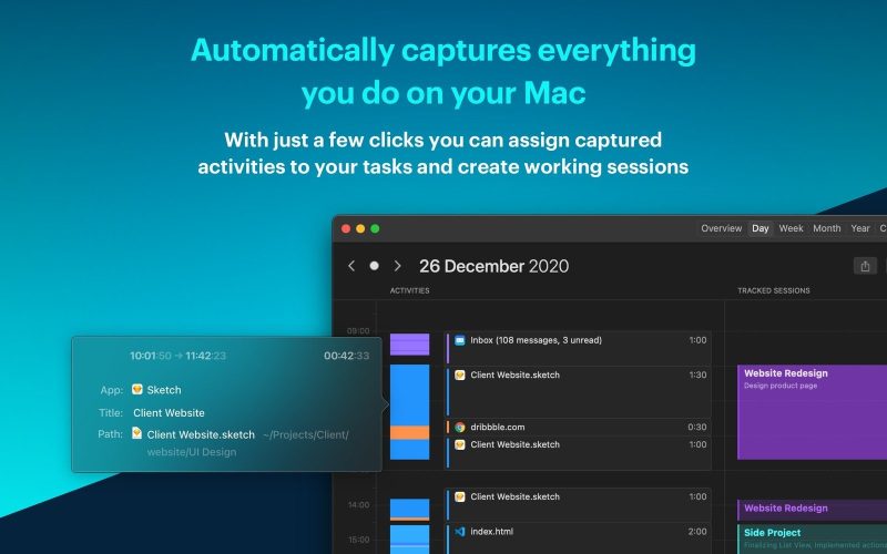 Timemator screenshot