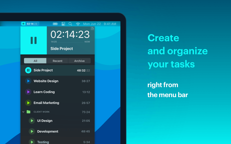Timemator screenshot