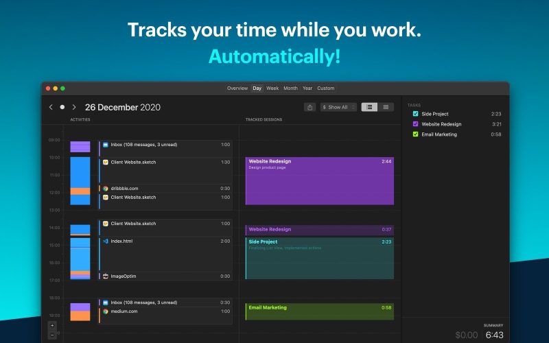 Timemator screenshot