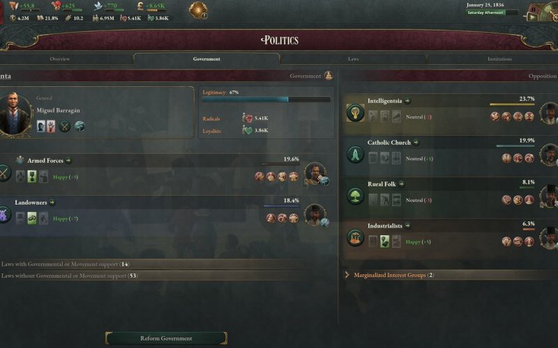Victoria 3 screenshot