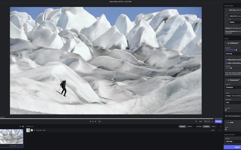 Topaz Video Pro screenshot