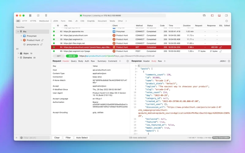 Proxyman screenshot