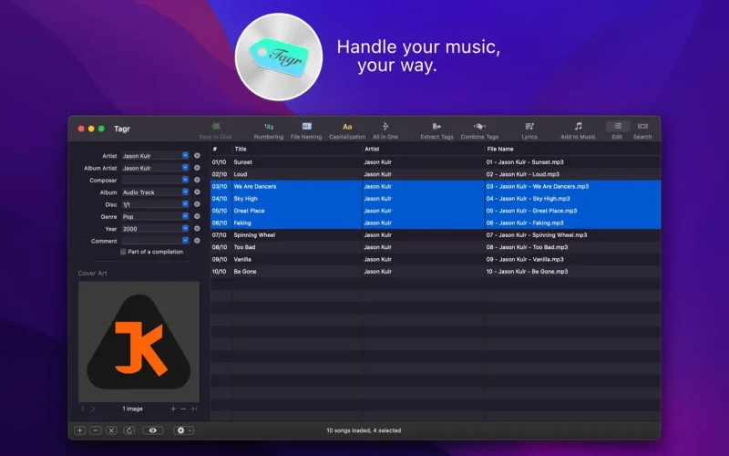 Tagr 5 screenshot