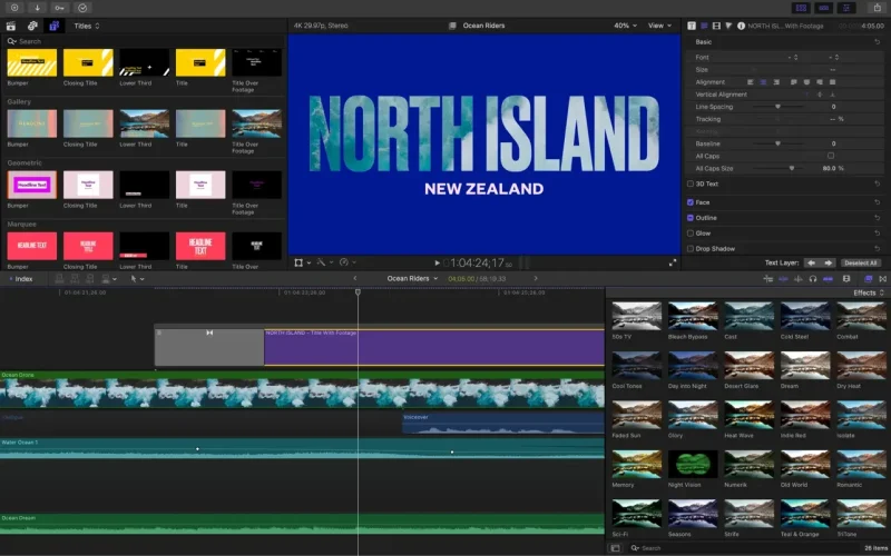 Final Cut Pro screenshot