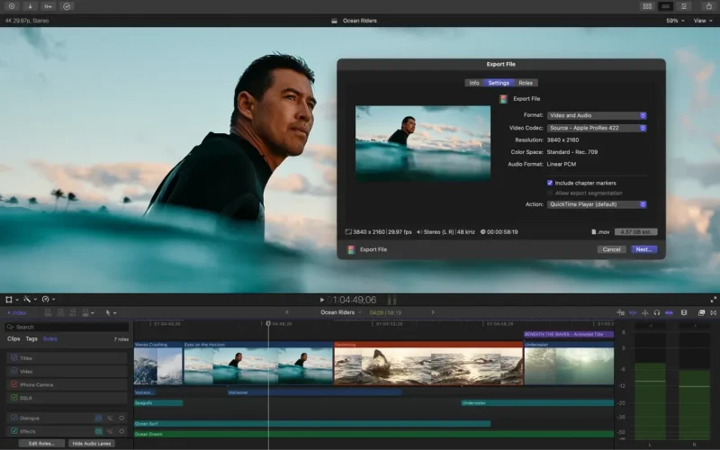 Final Cut Pro screenshot