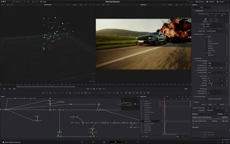 DaVinci Resolve Studio 21 screenshot