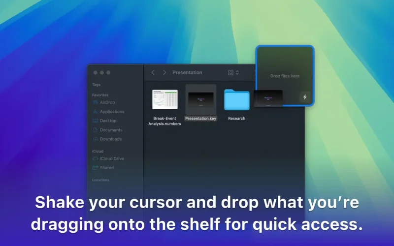 Dropover screenshot