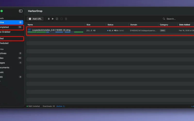 HarborDrop screenshot