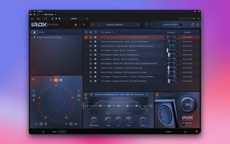 Bogren Digital IRDX Studio screenshot