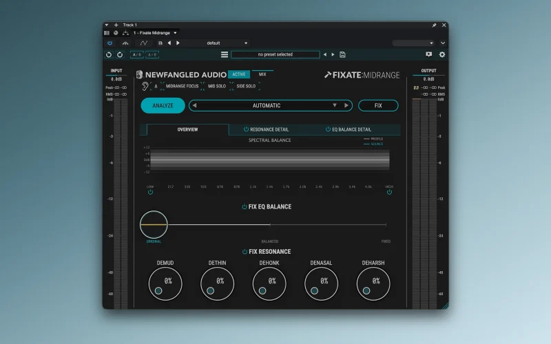 Newfangled Audio Fixate-Midrange screenshot