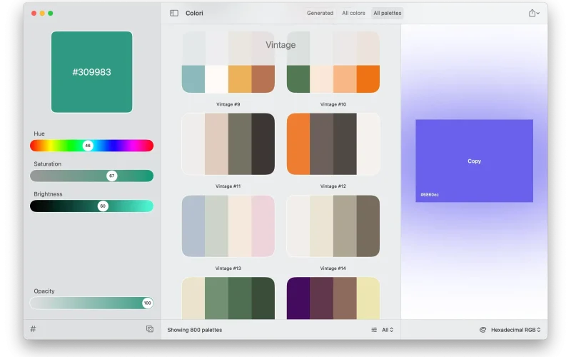 Colori screenshot