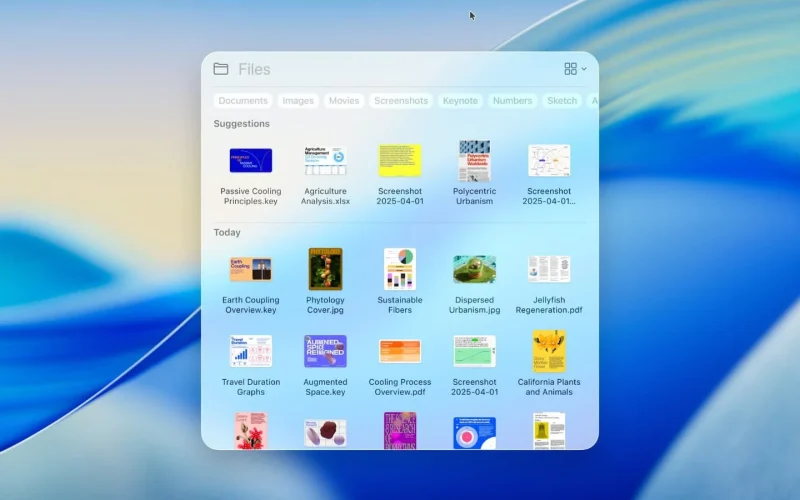 macOS Tahoe screenshot