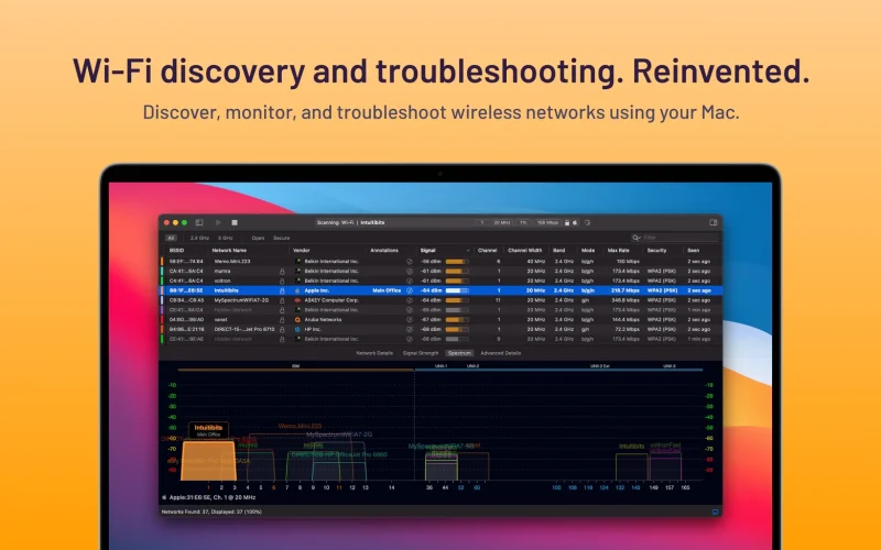 WiFi Explorer Pro 3 screenshot