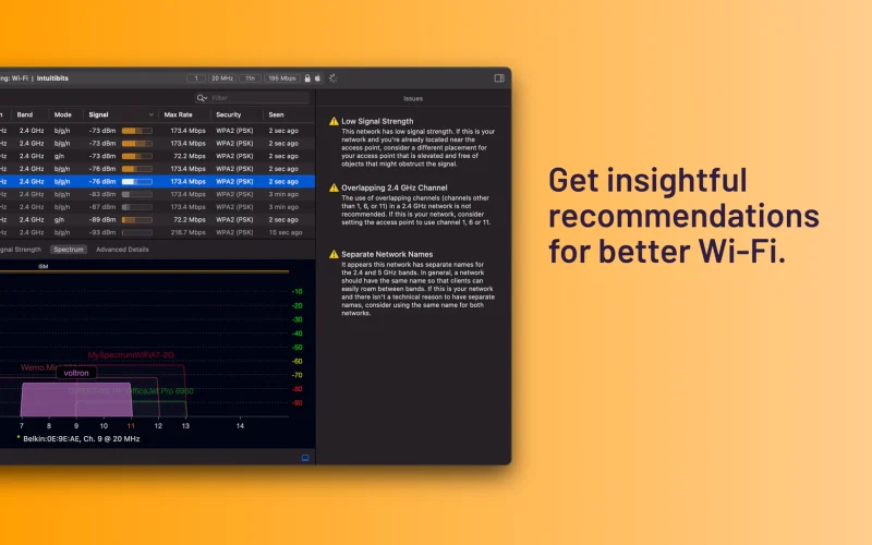 WiFi Explorer Pro 3 screenshot