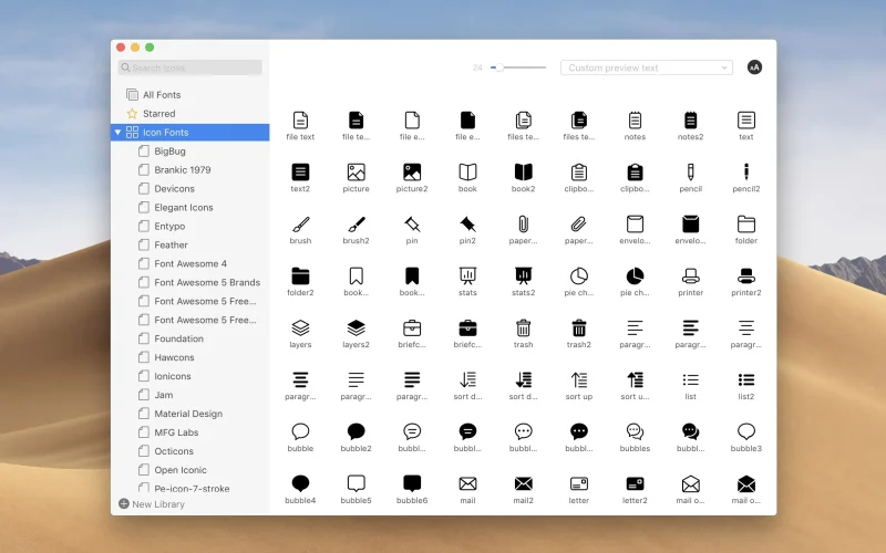 RightFont screenshot