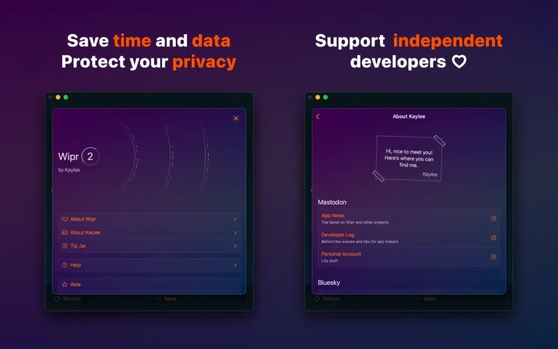 Wipr 2 screenshot
