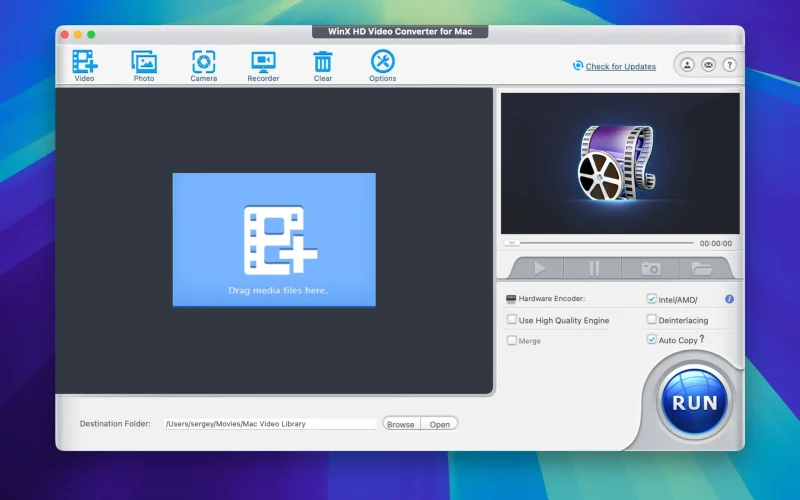 WinX HD Video Converter screenshot