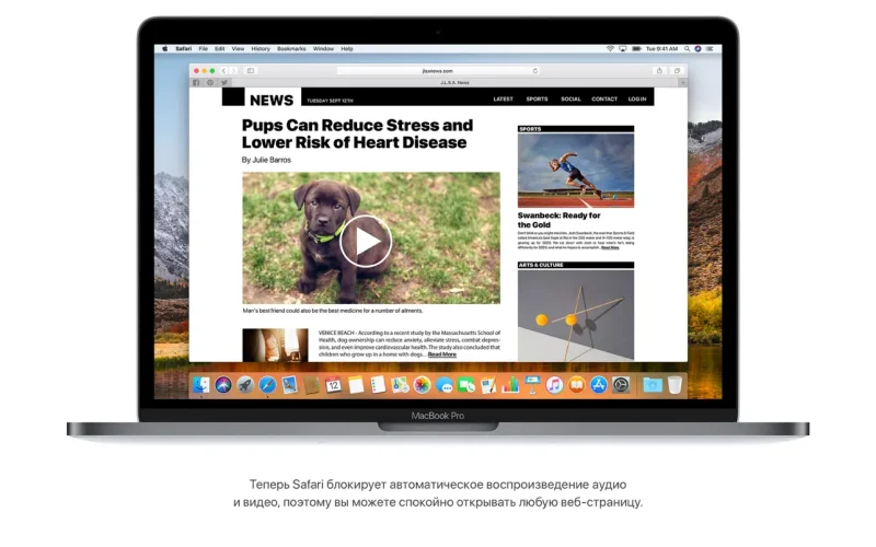 macOS High Sierra screenshot
