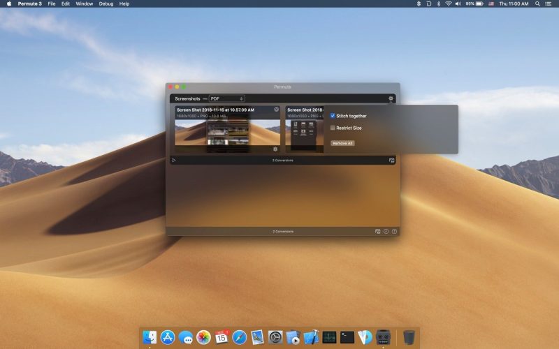Permute 3 screenshot