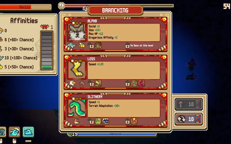 Everything is Crab: The Animal Evolution Roguelite screenshot